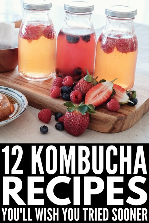 Kombucha Flavors Recipes, Health Benefits Of Grapefruit, Teas To Drink, Kombucha Recipes, Kombucha Benefits, Kombucha Flavors, Fermented Drinks, Homemade Kombucha, Kombucha Recipe