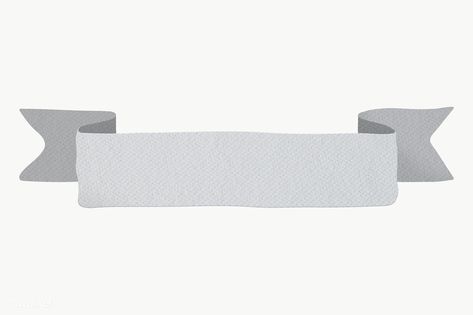 Gray paper ribbon banner design element | free image by rawpixel.com / sasi Grey Banner, Gray Banner, Png Ribbon, Watercolor Text, Creative Banners, Holography, Ribbon Banner, Grey Ribbon, Note Pads