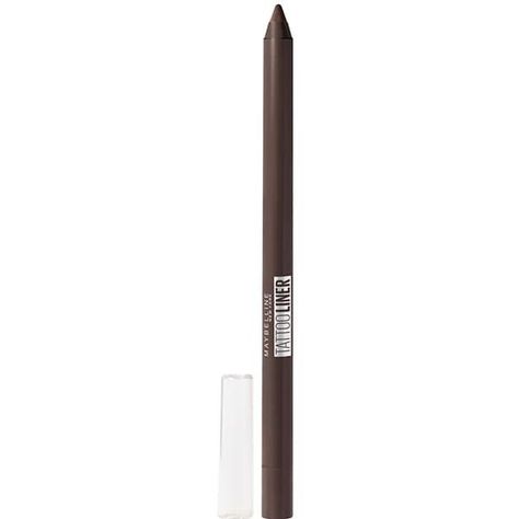 Tatoo Eyeliner, Hour Tattoo, Maybelline Tattoo, Brown Eyeliner, Best Eyeliner, Eyeliner Makeup, No Eyeliner Makeup, Waterproof Eyeliner, Eye Pencil