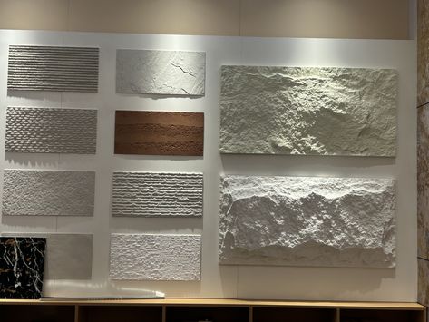 Indoor Wall Design, Stone Panels Exterior, Wall Cladding Texture, Fake Stone Wall, Interior Wall Cladding, Wall Texture Patterns, Cladding Texture, Bricks Wall, Interior Design Materials