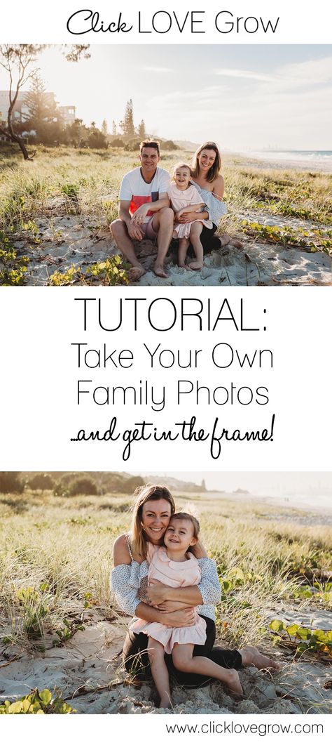 Take Your Own Family Photos – Get in the Frame! As mothers, we are so often the one with camera in hand, recording all our family’s special events and everyday moments. But before we know it, months (or even years!) can go by without us ever appearing in our own family photos! Click Love Grow - Photography Tips and Tutorials Take Your Own Family Photos, Ideas For Family Pictures, Family Picture Ideas, Large Family Photos, Family Photo Frames, Outdoor Family Photos, Family Picture Poses, Family Photo Pose, Storytelling Photography