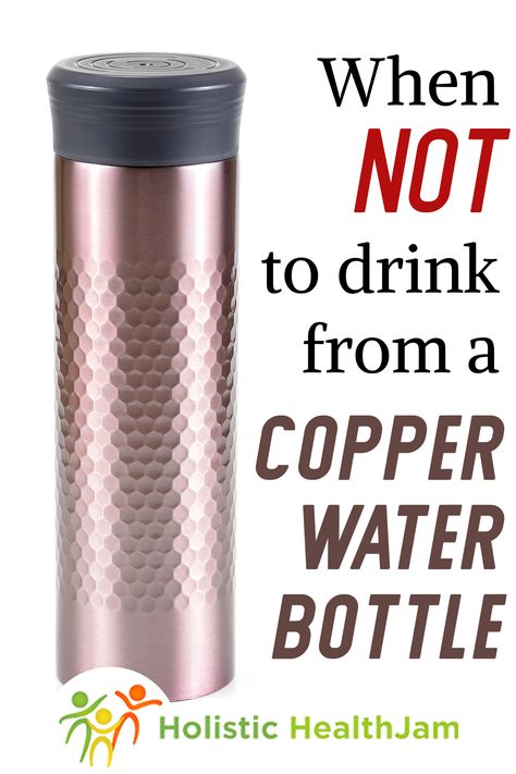 Health Conditions- When NOT to drink from a copper water bottle Copper Benefits Health, Copper Toxicity, Copper Benefits, Benefits Of Drinking Water, Copper Water Bottle, Copper Vessel, Copper Cups, Medical Journals, Natural Home Remedies