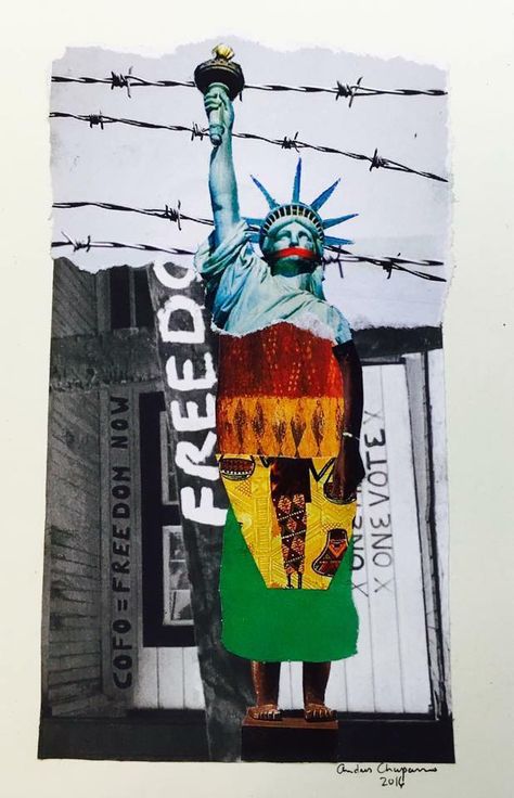 FREEDOM, 2016, mix media collage, Artist: Andres Chaparro Freedom And Social Change Art, Freedom Collage, Mix Media Collage, Freedom Pictures, Alevel Art, Freedom Art, Basketball T Shirt Designs, Multimedia Arts, Religious Freedom