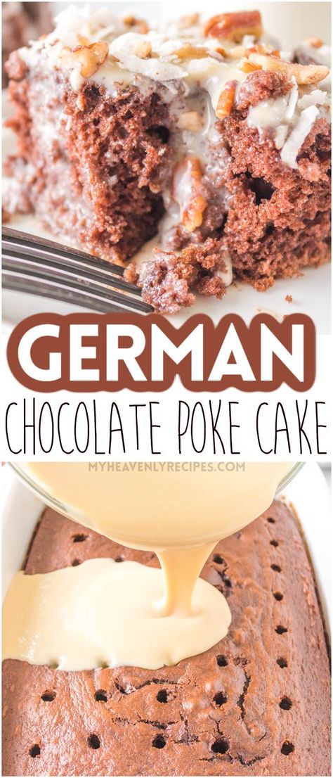 German Sweet Chocolate Cake, Recipes Using German Chocolate Cake Mix Boxes, Chocolate Potluck Desserts, Best Pot Luck Desserts, Pot Luck Desert Ideas, German Cake Mix Recipes, German Chocolate Bread, German Chocolate Cake Desserts, German Chocolate Cake Ideas