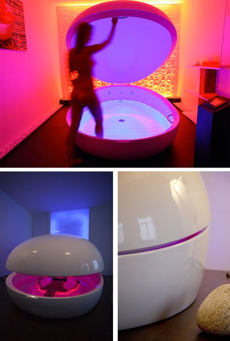 Using the Float SPA | Floatspa Float Spa, Float Therapy, Home Spa Room, Dreams Spa, Piscina Interior, Spa Rooms, Spa Interior, Spa Design, Spa Room