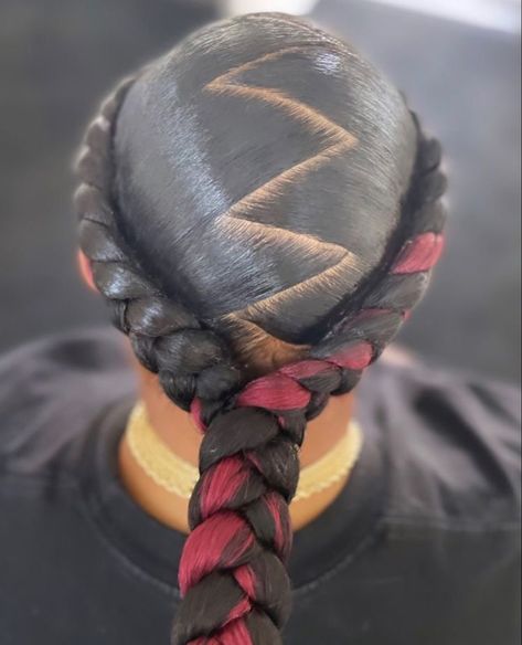 1 Braid, Cornrows Natural Hair, Cute Ponytail Hairstyles, Natural Hair Weaves, Two Braid Hairstyles, Frontal Wig Hairstyles, Feed In Braids Hairstyles, Hair Business, Try On Hairstyles