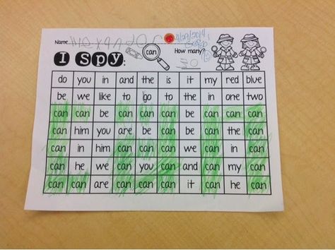 Mrs. Limar's Stars!: I Spy Sight Words, FREEBIE in the Preview! I Spy Sight Words, Special Needs Preschool, Sight Word Puzzles, Classroom Encouragement, Preschool Language Arts, Sight Word Spelling, Big School, Rainbow Words, Teaching Sight Words