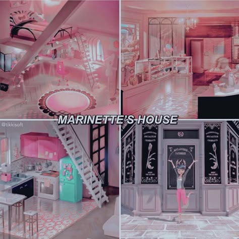 Miraculous Ladybug Marinette Room, Marinette Room Real Life, Marinette's House, Miraculous Ladybug Bedroom, Miraculous Bedroom, Marinette House, Marinette Room, Ladybug Bedroom, Ladybug Toys