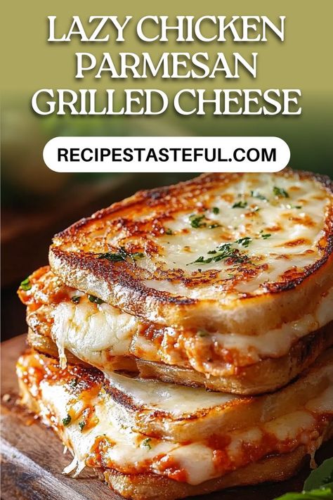 This easy twist on Chicken Parmesan uses frozen chicken patties and Italian bread for a deliciously cheesy, crispy sandwich that’s ready in just 35 minutes. Chicken Patty Parmesan Recipe, Lazy Chicken Parmesan, Parmesan Grilled Cheese, Chicken Patty Recipes, Chicken Parmesan Sandwich, Chicken Patty, Breaded Chicken Recipes, Classic Grilled Cheese, Chicken Sandwich Recipes