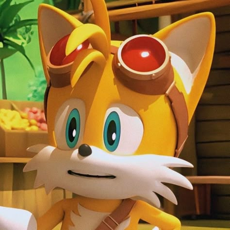 Sonic boom Tails Pfp, Sonic Boom Tails, Tails Sonic The Hedgehog, Power Rangers Turbo, Tails Boom, Tails Sonic, Miles Prower, Sonic Face, Miles Tails Prower