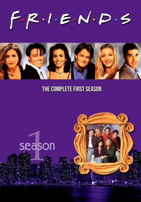 Early 2000s Tv Shows, Serial Friends, Friends Season 1, 2000s Tv Shows, Free Friends, Friends Season, Friends Series, Online Friends, Dvd Covers