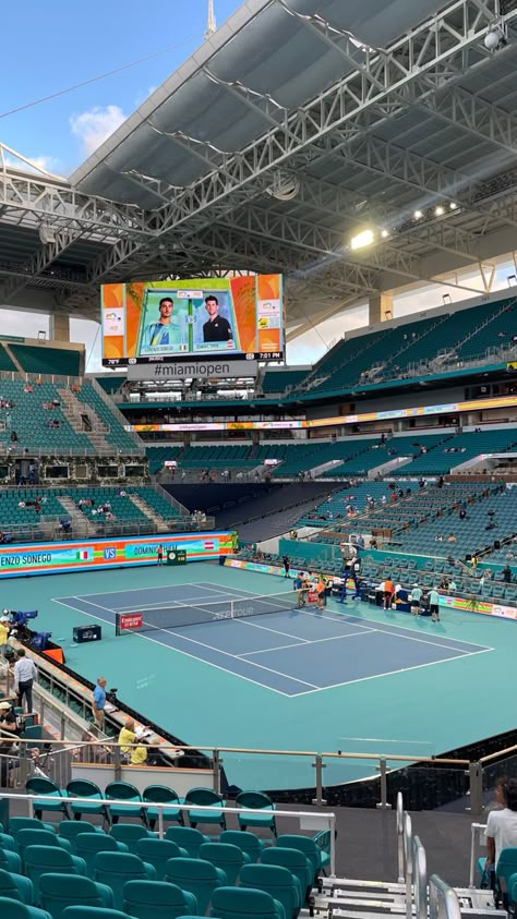 Miami Open Tennis, Mode Tennis, Tennis Lifestyle, Miami Open, Tennis Aesthetic, Tennis Life, Tennis World, Sports Aesthetic, Tennis Match