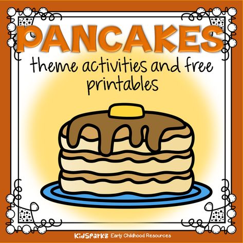 Pancakes theme activities, printables and games to make and use for  preschool,  pre-K  and Kindergarten children.  #preschoolactivity #kindergartenactivity #pancakeday Eric Carle Pancakes Pancakes Activities, Pancake Pancake Eric Carle Activities, Pancake Preschool Activities, Pancake Activities For Kids, Pancake Crafts For Kids, Pancake Craft, Pancake Activities, Pancake Day Crafts, Shrove Tuesday Activities