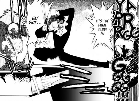 Wolfwood Manga, Trigun Manga, Nicholas D Wolfwood, Trigun Maximum, Hello My Love, Curtain Call, Manga Panels, Comic Page, Anime Drawings Boy