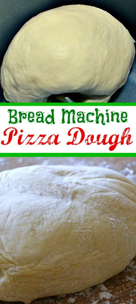 The BEST pizza dough recipe and it's made in the bread machine! So easy, so delicious, so versatile! You're going to want to make this at least once a week! // Mom On Timeout #pizza #dough #recipe #breadmachine Bread Maker Pizza Dough, Pizza Dough Bread Machine, The Best Pizza Dough Recipe, Bread Machine Pizza Dough, Pizza Dough Bread, The Best Pizza Dough, Bread Machine Recipes Sweet, No Knead Pizza Dough, Easy Bread Machine Recipes