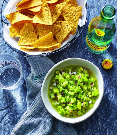 Ball® Green Tomato Salsa Verde | Food Channel Breakfast Burrito Filling, Tomato Salsa Canning, Sauce For Enchiladas, Green Tomato Salsa Verde, Canning Green Tomatoes, Burrito Filling, Canning Jams, Green Tomato Salsa, Ball Canning