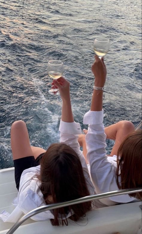 On A Boat, Wine, Water