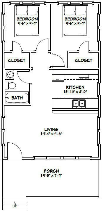 Cabin Floor, Garage Floor Plans, Cabin Floor Plans, Storage Shed Plans, Tiny House Floor Plans, Barn Plans, Bedroom Floor Plans, Cottage Plan, Shed Homes