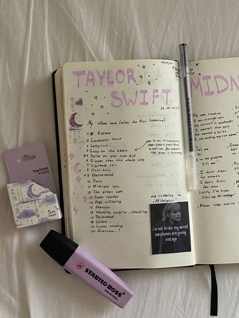 Coquette Journal First Page, Therapy Journal Prompts, Taylor Swift Journal, Dairy Notebook, Feminine Experience, Coquette Journal, Taylor Swift Art, Journal Page Ideas, Journal Therapy