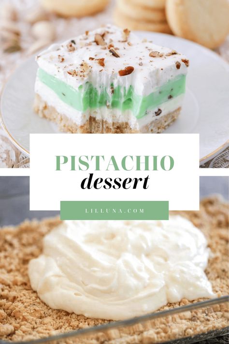 Pistachio Lush, Pistachio Pudding Dessert, Pistachio Dessert Pudding, Cake Chart, Pistachio Cake Recipe, 2023 Thanksgiving, Pistachio Shortbread, Pistachio Dessert, Homemade Chocolate Truffles