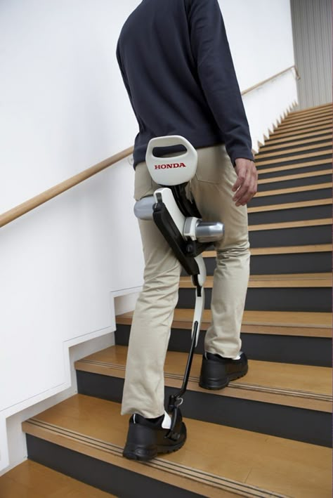 Honda's walking-assist devices--photos - CNET Dressing Room Design Luxury, Stair Lift, Assistive Devices, Bedroom Dressing, Closet Remodel, Mobility Aids, Patio Furniture Ideas, Deck Furniture, Metal Art Diy