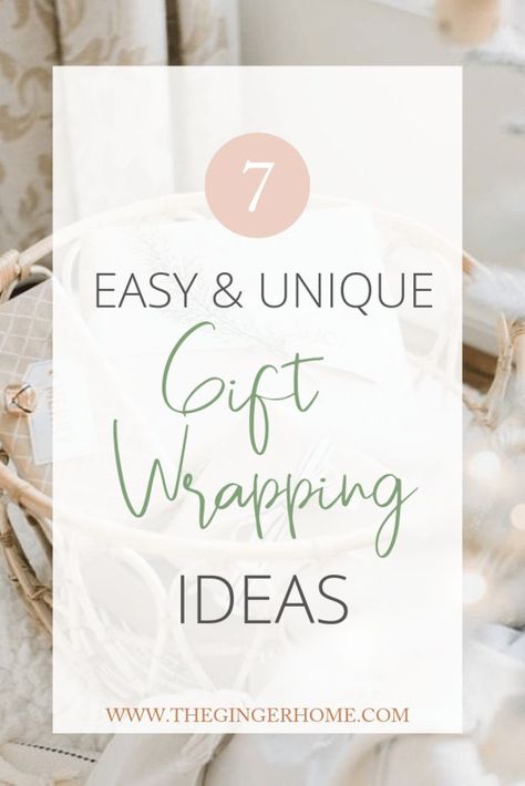 7 Easy & Unique Gift Wrapping Ideas - The Ginger Home Gift wrapping ideas, simple gift wrapping, christmas gift wrapping, easy gift wrapping, unique gift wrapping, pretty gift wrapping, DIY gift wrapping, gift wrapping brown paper, gift wrapping kraft paper, gift wrapping ribbons Gift Wrapping Ideas Simple, Christmas Gift Ideas For Teachers, Unique Gift Wrapping Ideas, Unique Christmas Gift Ideas, Gift Ideas For Teachers, Christmas Place Settings, Ideas For Teachers, Gift Wrapping Inspiration, Gift Wrapping Ideas