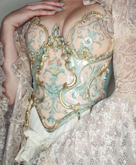 Porcelain Corset, Joyce Spakman, Corset Fashion, Fantasy Dress, Fantasy Clothing, Fantasy Fashion, Character Outfits, Style Outfits, Looks Vintage