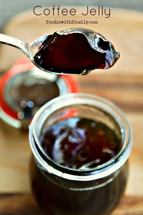 Coffee Jelly Bisnes Ideas, Canning Jams, Homemade Jams, Coffee Jelly, Canning Jam, Homemade Jelly, Jam And Jelly, French Toast Easy, Jelly Recipes