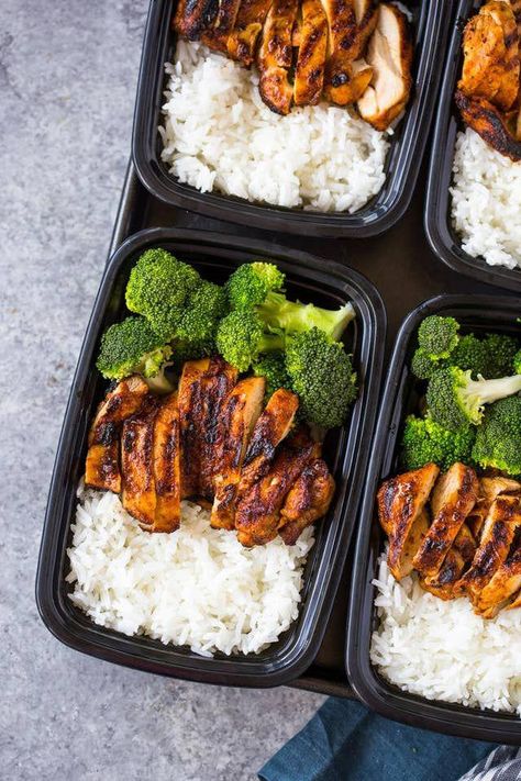 Rice And Broccoli, Delicious Meal Prep, Best Meal Prep, Salad Meal Prep, Healthy Lunch Meal Prep, Easy Healthy Meal Prep, Chicken Meal Prep, Prepped Lunches, Meal Prep Bowls