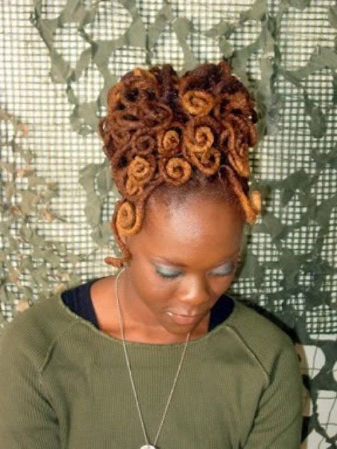 Unbelievable Curly Hair Cut Seattle Ideas 2024 Pin Curl Locs, Pin Curl Loc Styles, Loc Pin Curls, Pin Curls On Locs, Pin Curl Updo, Rockabilly Hair Tutorials, Haircut For Curly Hair, Brassy Blonde Hair, Curly Hair Cut