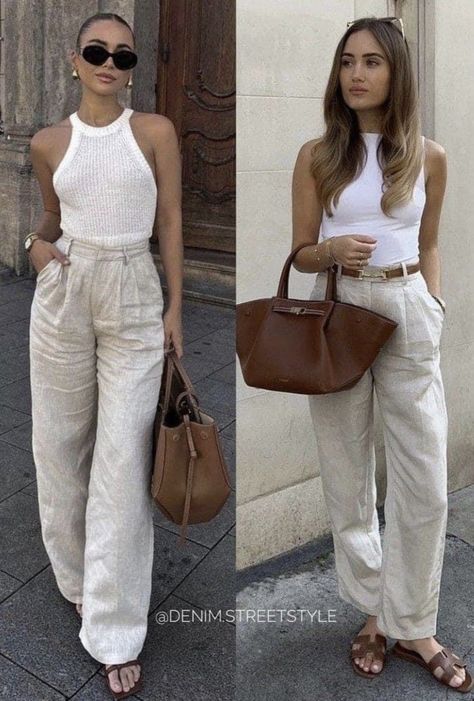 Mode Zara, Europe Outfits, Italy Outfits, Elegante Casual, Looks Chic, Summer Fashion Outfits, Casual Style Outfits, Mode Inspiration, White Outfits