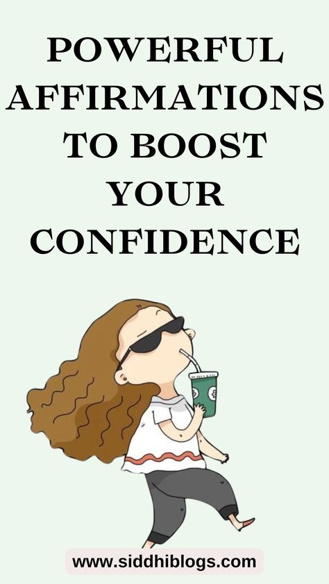 "The most beautiful thing you can wear is confidence". Read the article to learn about ways to boost your confidence. Especially focused on affirmations to manage your self-doubt. Learn how to be more confident. Elevate your self-love with these powerful affirmations. Turn your self-doubt to self-confidence with positive talk. How to be confident | ways to boost confidence | confidence affirmations | confidence quotes How To Be Confident, Self Confidence Affirmations, Self Confidence Building, Positive Talk, Confidence Building Activities, Affirmations Confidence, Confidence Affirmations, Improve Self Confidence, Be More Confident