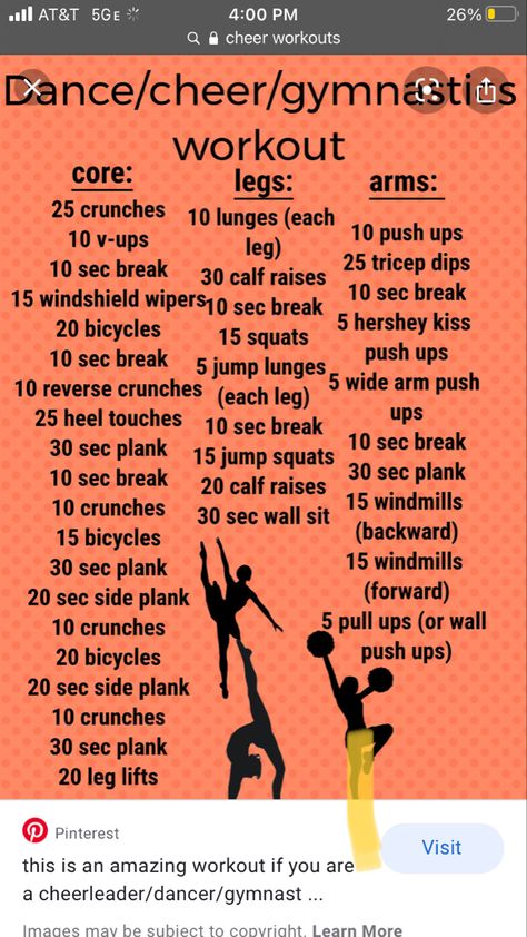 Cheerleading Practice Plan, Cheer Practice Plan, Cheerleading Practice, Cheer Hacks, Cheer Workouts, Best Workout Plan, Cheer Practice, Reverse Crunches, Tricep Dips