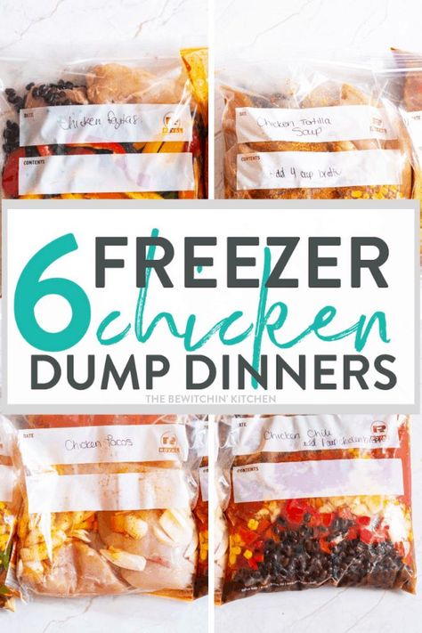 Chicken Dump Crockpot, Chicken Dump Dinners, Hashimotos Recipes, Supper Meals, Instant Pot Freezer, Serving Ideas, Clean Eating Chicken, Dump Dinners, Crock Pot Freezer