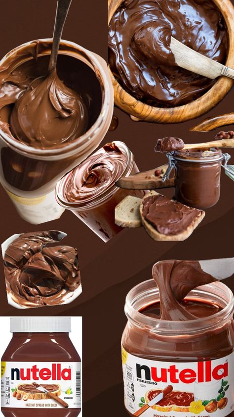 Nutella Aesthetic, Cupcake Recipes Uk, Cute Pizza, Cool Brown, Creative Photoshoot, Cupcake Recipes Chocolate, Recipes Chocolate, Unhealthy Obsession, Snack Mix Recipes