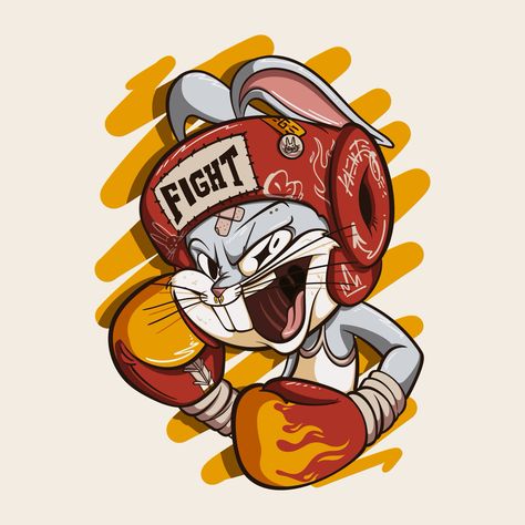 Boxing Cartoon Art, Mascot Tshirt Designs, Boxing Cartoon, Mobile Stickers, Mickey Mouse Images, Shirt Illustration, Dope Cartoon Art, Desenho Tattoo, Gothic Anime