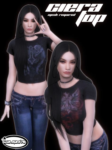 Ts4 Cc Shirt, Sims 4 Cc Goth, Sim4 Cc, Sims 4 Male Clothes, Y2k Shirts, Pelo Sims, Free Sims 4, The Sims 4 Packs, Sims 4 Mm Cc