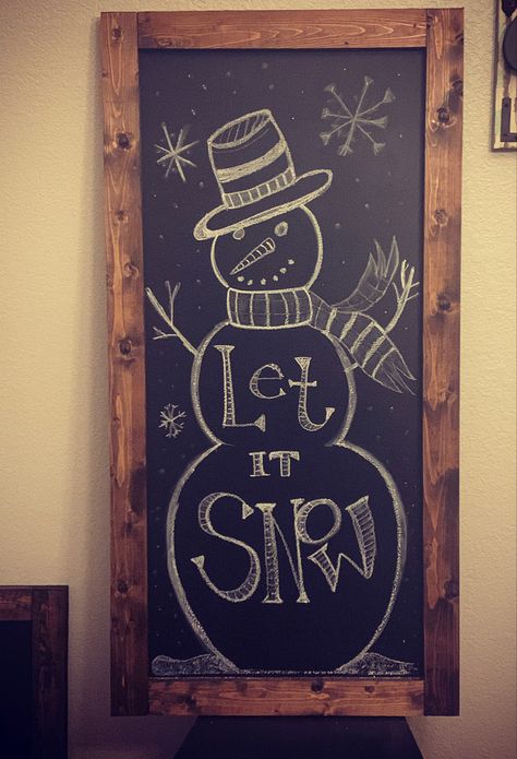 Snowman Chalkboard Art, January Chalkboard Art, January Chalkboard Ideas, Winter Decorating After Christmas, Christmas Chalkboards, Winter Chalkboard Ideas, Winter Chalkboard, Blackboard Ideas, Specials Board