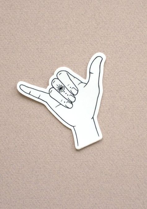 Shaka Tattoo, Surf Illustration, Art Patches, Surf Fashion, Surf Stickers, Small Tats, Marquesan Tattoos, Ocean Tattoos, Stickers Art