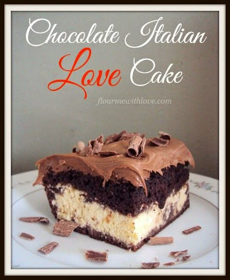 Sicilian Love Cake, Chocolate Love Cake, Chocolate Italian Love Cake, Italian Love Cake, Love Cake Recipe, Valerie Bertinelli Recipes, Cookies Cupcake, Italian Love, Italian Cake