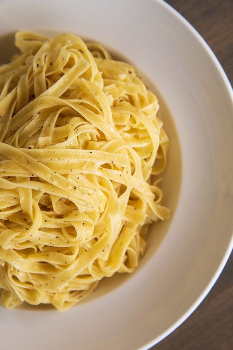 Flavorful, truffle-infused pasta is the perfect backdrop for rich, luscious homemade alfredo sauce. Truffle Pasta, Pasta Alfredo, Homemade Alfredo, Homemade Alfredo Sauce, Alfredo Pasta, Parmigiano Reggiano, Alfredo Sauce, Vegetarian Cheese, 4 Ingredients