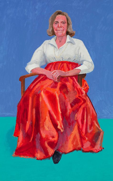 Rita Pynoos, 1-2 March, by David Hockney, 2014 David Hockney Portraits, David Hockney Paintings, David Hockney Art, James Rosenquist, Claes Oldenburg, Istoria Artei, Pop Art Movement, Jasper Johns, La Art