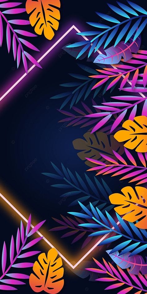 Carnaval Wallpaper, Wallpaper Carnaval, Fiesta Wallpaper, Tropical Neon, Background Leaves, Wallpaper Powerpoint, Neon Background, Flower Background Iphone, Free Wallpaper Backgrounds