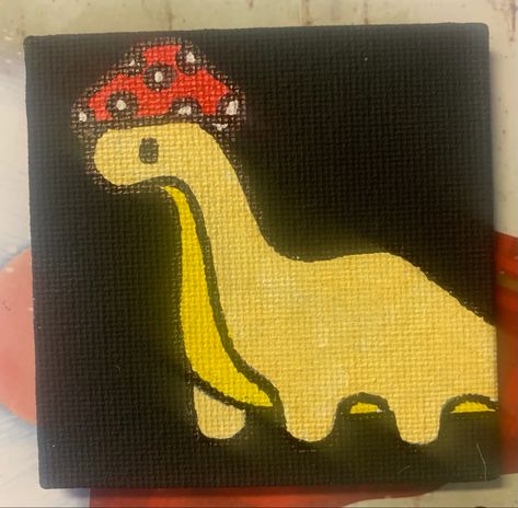 Dino Painting Ideas On Canvas, Canvas Painting Ideas Dinosaur, Simple Dinosaur Painting, Dino Canvas Painting, Dinosaur Painting Easy, Easy Dinosaur Painting, Cute Dinosaur Painting, Dino Painting, Valentines Board