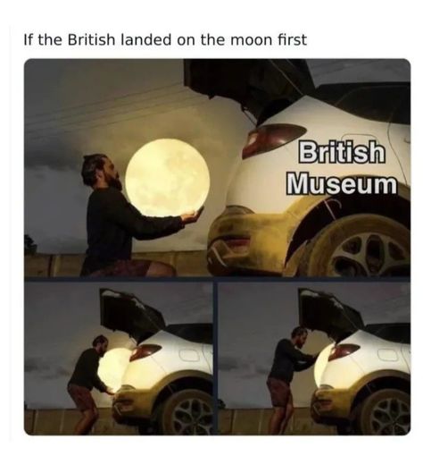 Art History Memes, American Humor, Historical Humor, British Memes, History Jokes, British Humor, American Comedy, Country Memes, History Humor