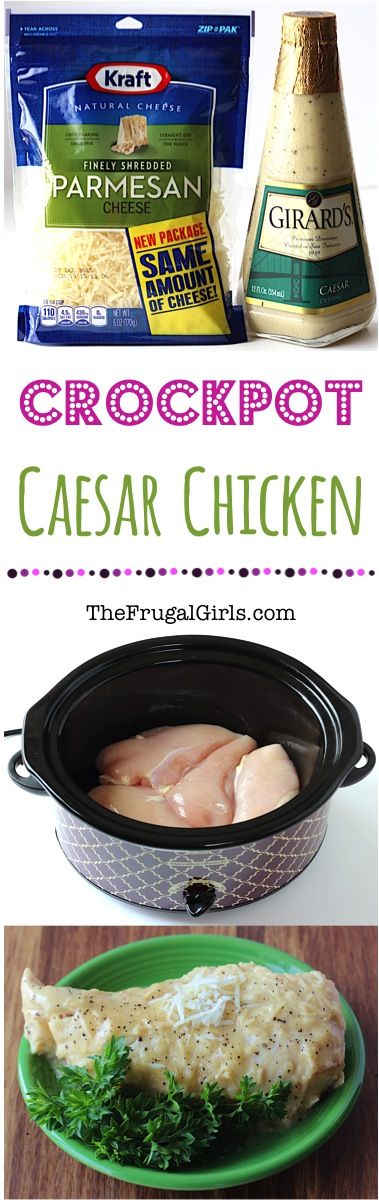 Chicken Smothered, Caesar Chicken, Crock Pot Food, Crockpot Casserole, Frugal Girls, Crockpot Dishes, Crock Pot Slow Cooker, Crock Pot Cooking, Slow Cooking