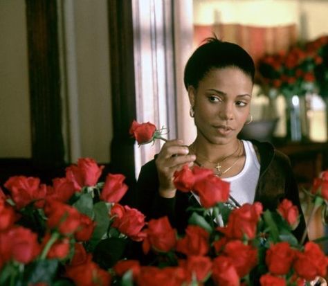 2000s on Instagram: “Sanaa Lathan, 2002 #BrownSugar” Sanaa Lathan, Matcha Tea, Be Cool, Brown Sugar, Matcha, Roses, Red, Instagram