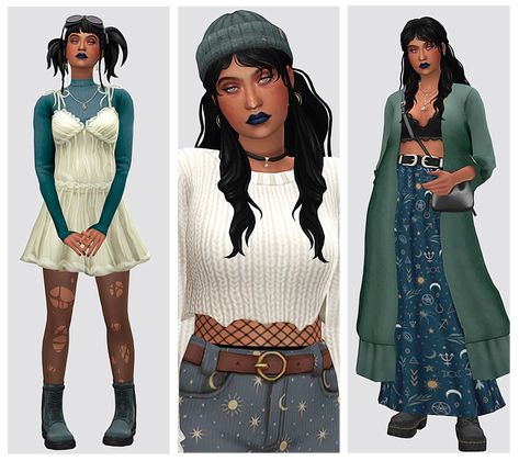 Muckleberry Jam Sims 4 Cc Spooky Clothes, Sims 4 Seasons Cc Clothes, B0t0xbrat Sims 4 Cc, Sims 4 Cc Style, Sims Cc Black Hair, Sims 4 Cc Whimsigoth, Sims 4 Teen Cc Clothing, Whimsigoth Sims 4 Cc, Sims 4 Whimsigoth Cc