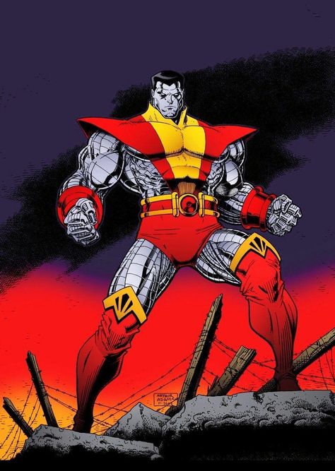 Colossus and the juggernaut - comics post - Imgur Colossus Xmen, Colossus Marvel, Wonder Woman Comics, Arthur Adams, Art Flash, Marvel Characters Art, Comic Book Artwork, Marvel Comics Wallpaper, Bd Comics