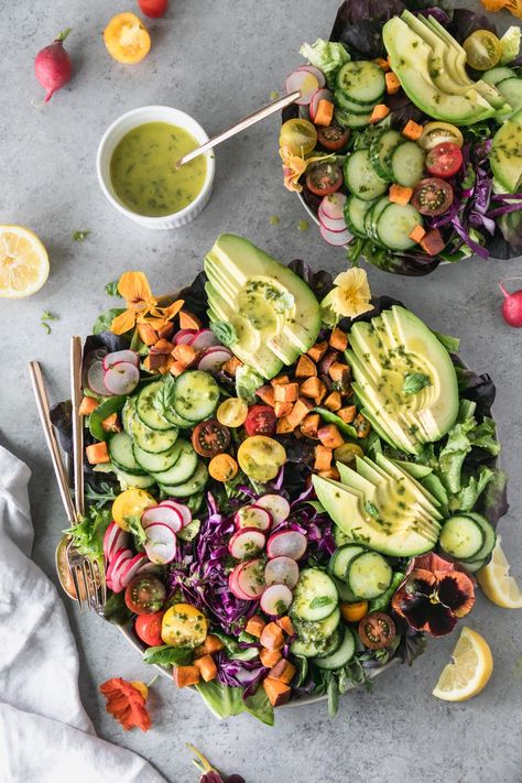 Fresh Summer Meals, Farmers Market Salad, Sweet Potato Avocado, Turnip Soup, Market Salad, Veggies Roasted, Potato Avocado, Light Summer Meals, Farmers Market Recipes